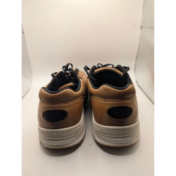 SAS Walking Shoes Mens 13 W Tan Journey Mesh Leather Lace Up Comfort Sneakers - Picture 4 of 6
